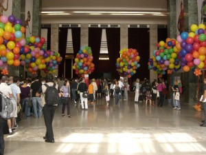 I palloncini alla Mostra del Cinema di Venezia