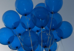 palloncini personalizzati blu
