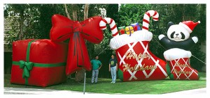 inflatable christmas decorations