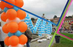 palloncini evento piazza padova