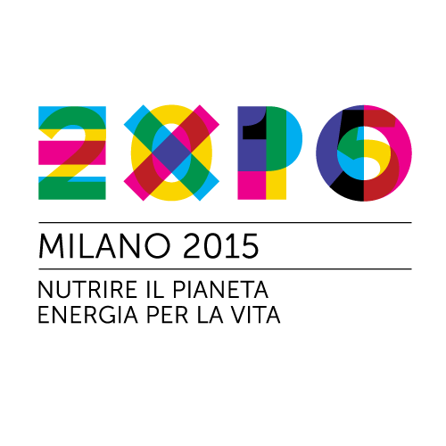 scenografie per stand fieristici, logo EXPO di milano