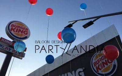 Palloni giganti per inaugurazioni: Burger King sceglie Partylandia