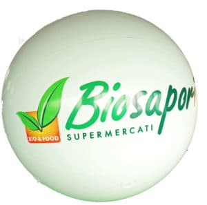 pallone gigante in pvc biosapori